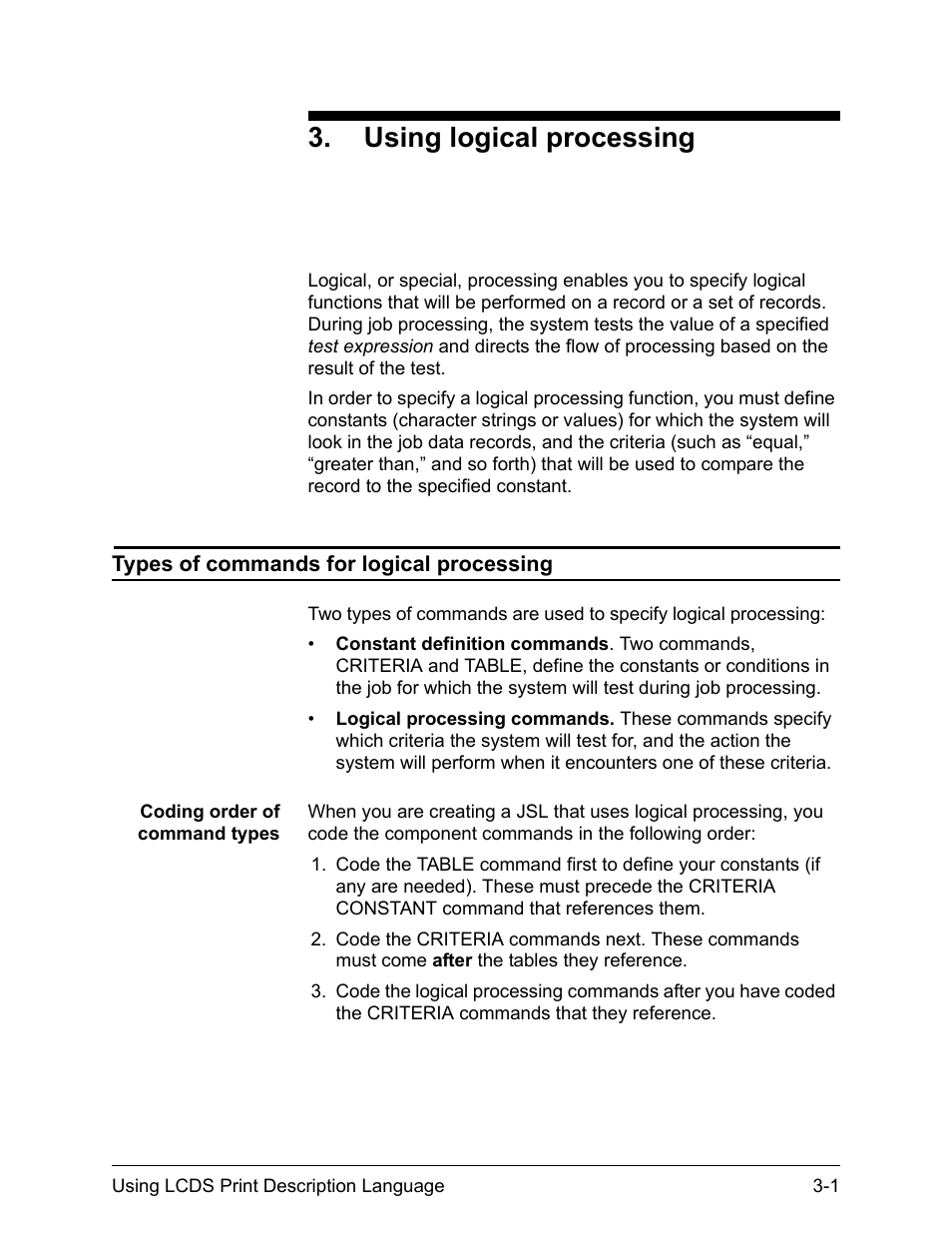 Using logical processing | Xerox 4112-4127 Enterprise Printing System-192 User Manual | Page 181 / 506