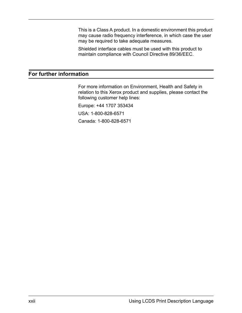 Xerox 4112-4127 Enterprise Printing System-192 User Manual | Page 22 / 506