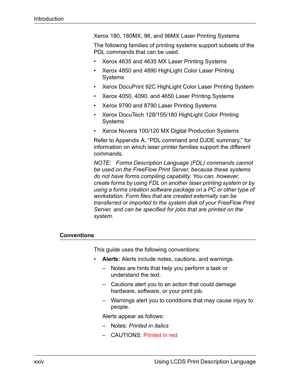 Xerox 4112-4127 Enterprise Printing System-192 User Manual | Page 24 / 506