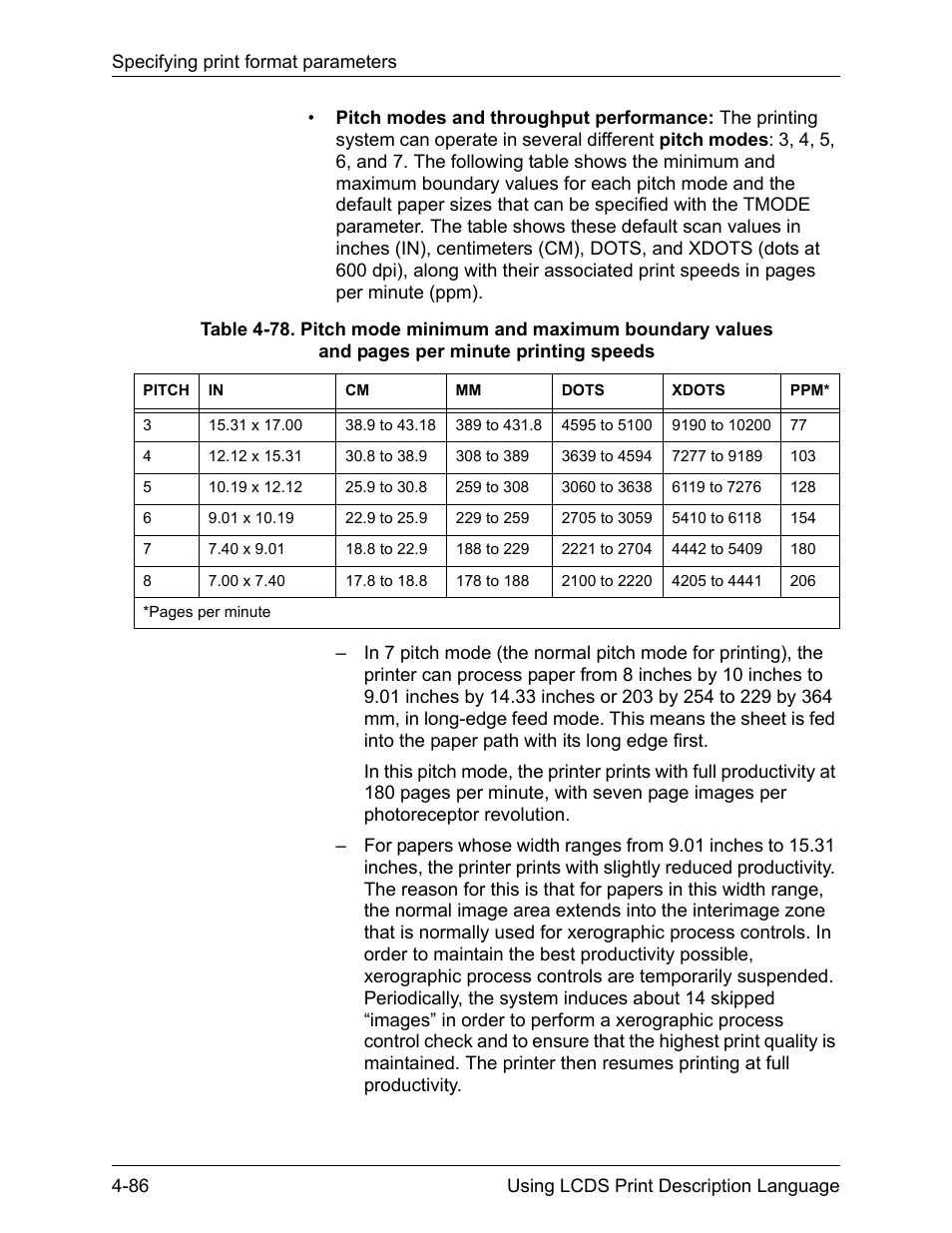 Xerox 4112-4127 Enterprise Printing System-192 User Manual | Page 326 / 506