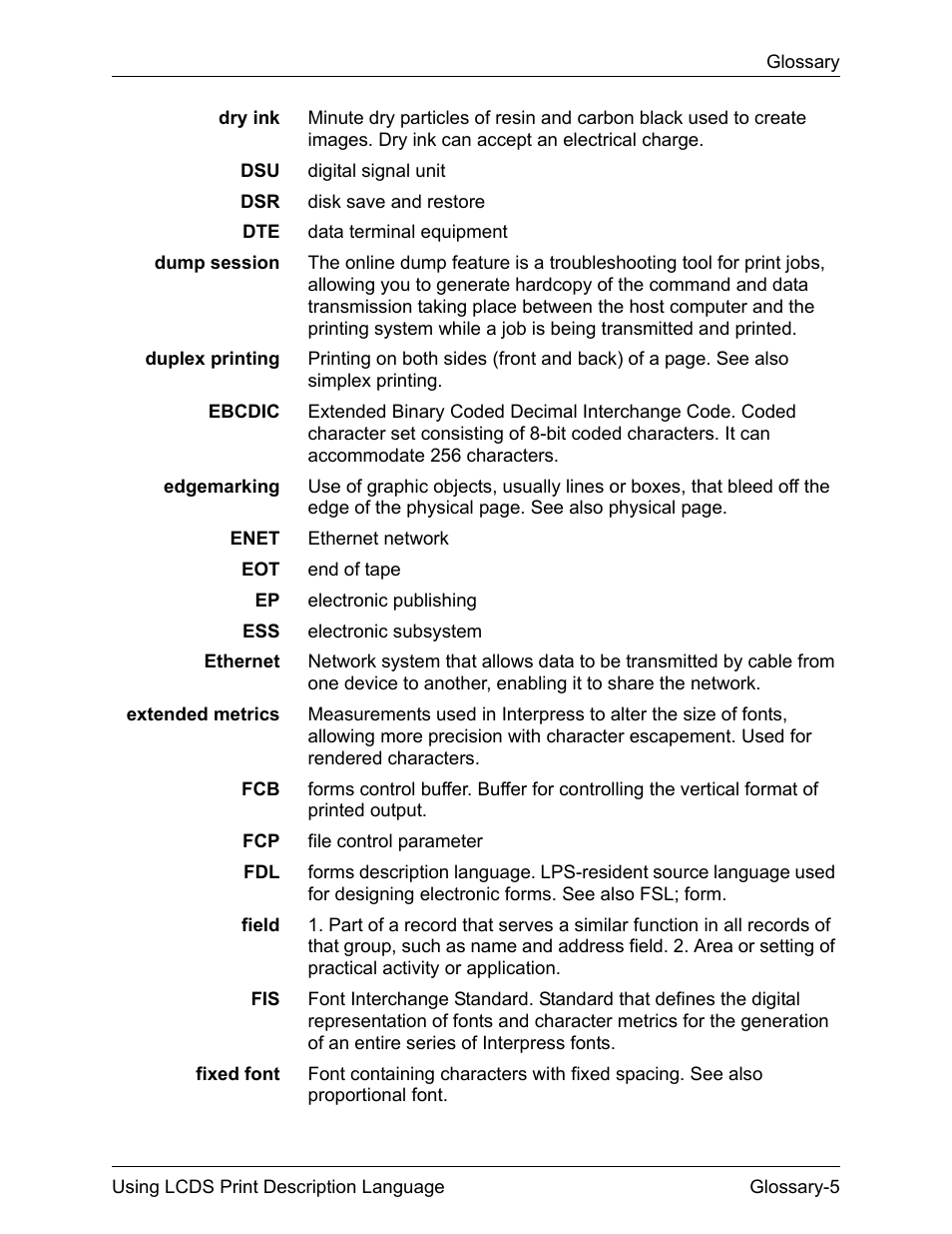 Xerox 4112-4127 Enterprise Printing System-192 User Manual | Page 483 / 506