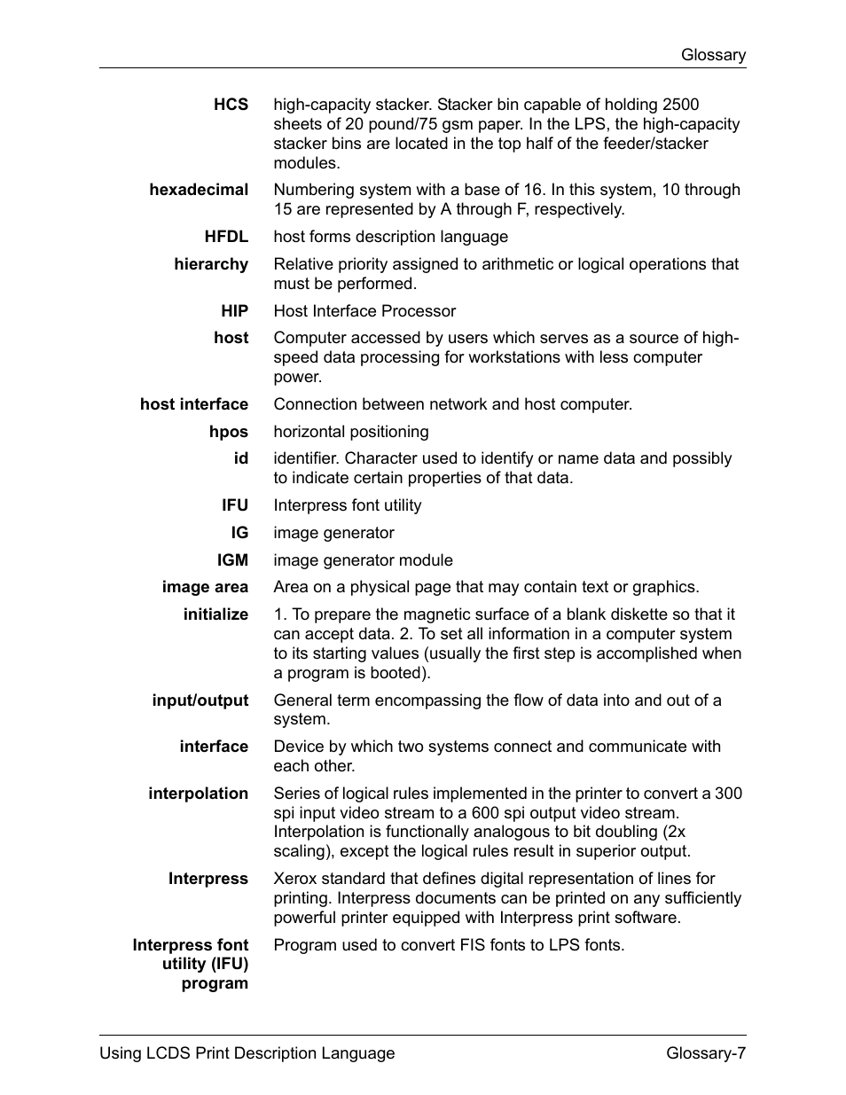 Xerox 4112-4127 Enterprise Printing System-192 User Manual | Page 485 / 506