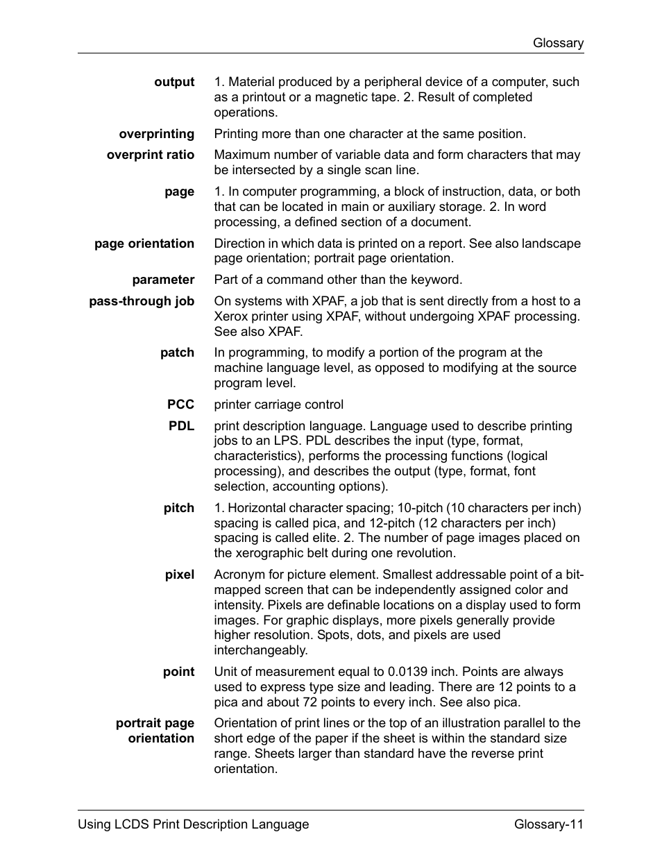 Xerox 4112-4127 Enterprise Printing System-192 User Manual | Page 489 / 506
