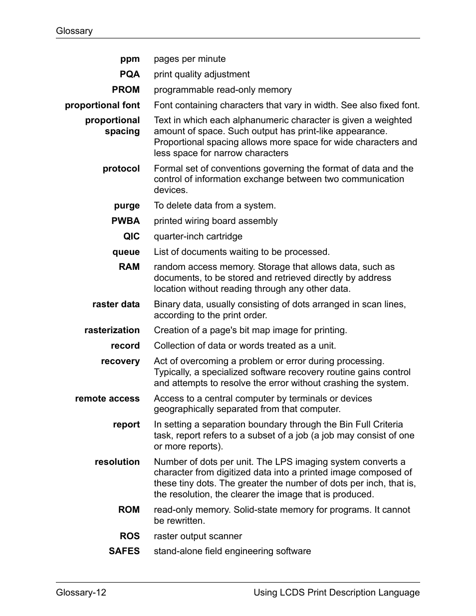 Xerox 4112-4127 Enterprise Printing System-192 User Manual | Page 490 / 506