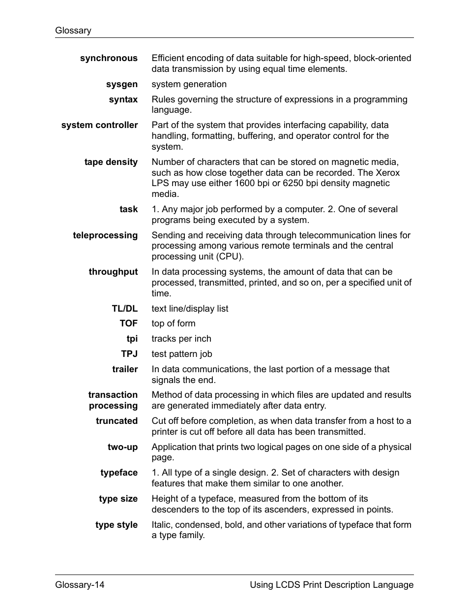 Xerox 4112-4127 Enterprise Printing System-192 User Manual | Page 492 / 506