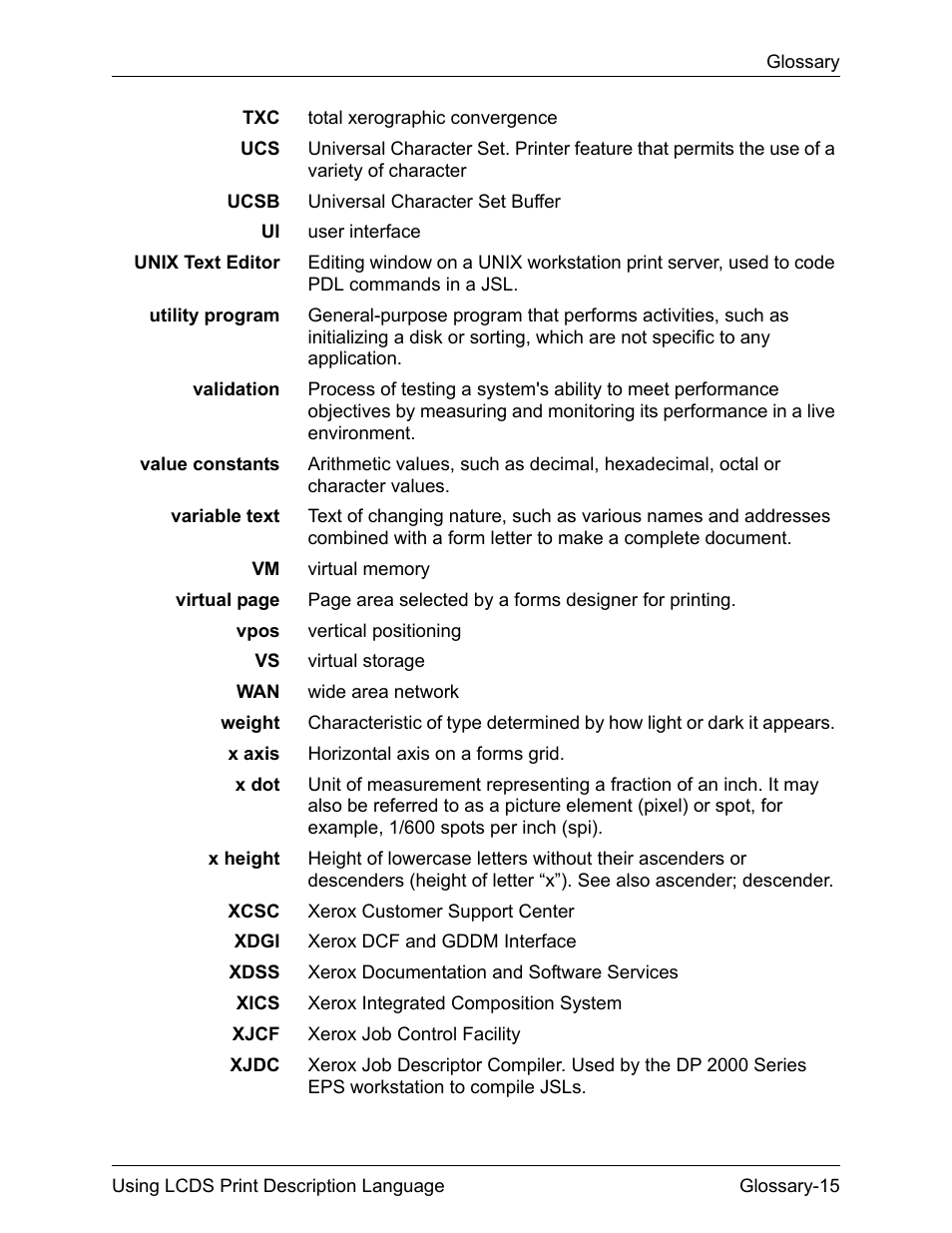 Xerox 4112-4127 Enterprise Printing System-192 User Manual | Page 493 / 506