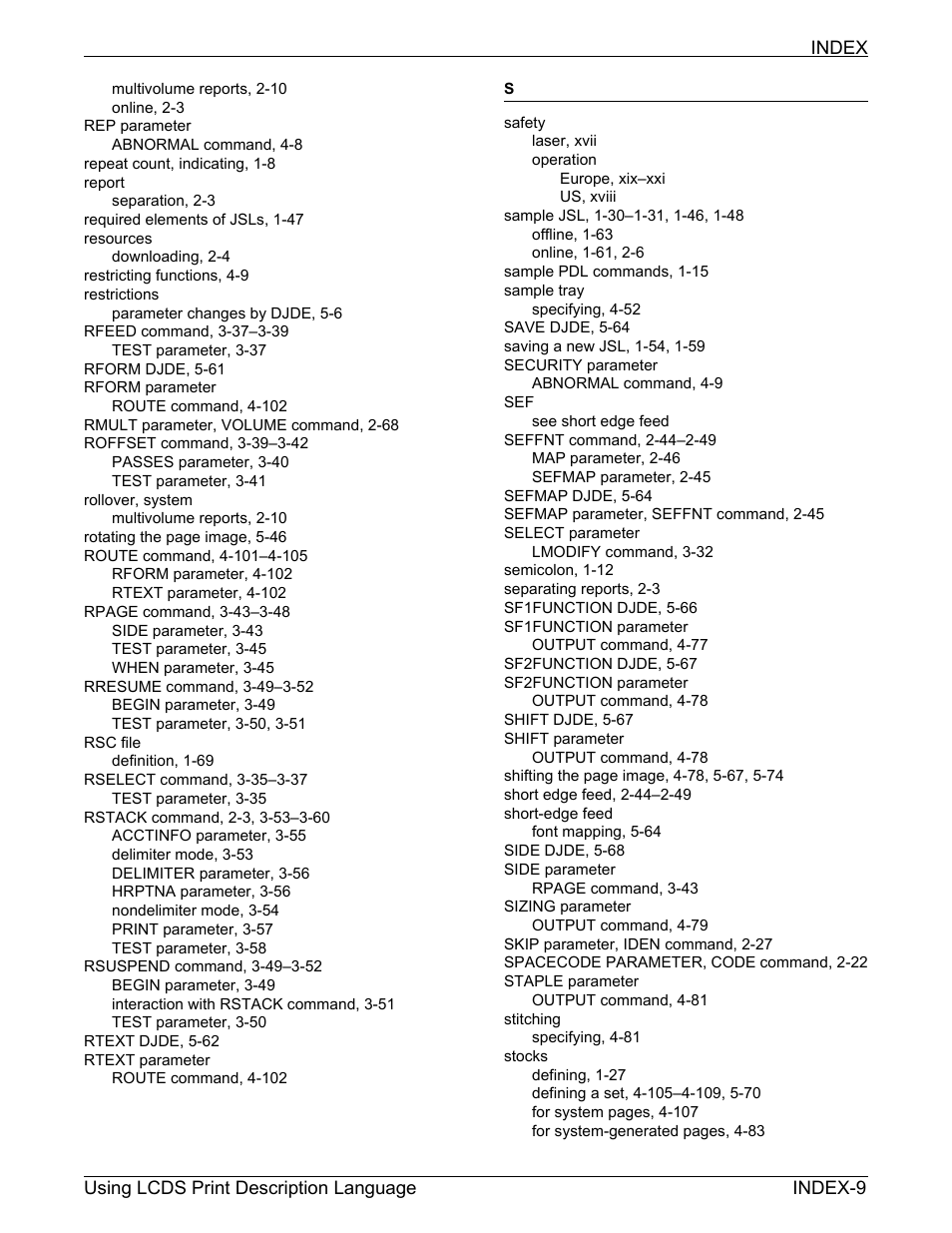 Xerox 4112-4127 Enterprise Printing System-192 User Manual | Page 503 / 506