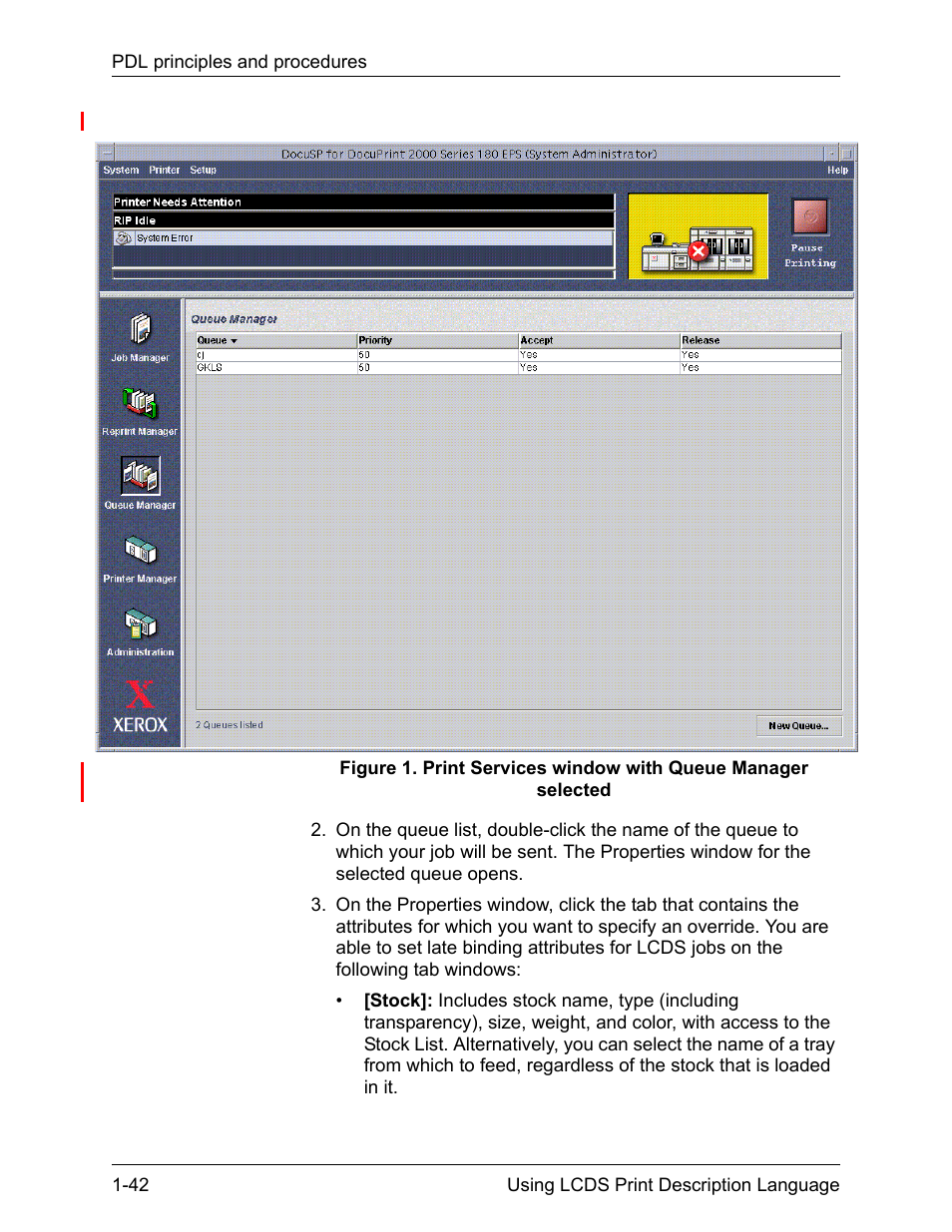 Xerox 4112-4127 Enterprise Printing System-192 User Manual | Page 68 / 506