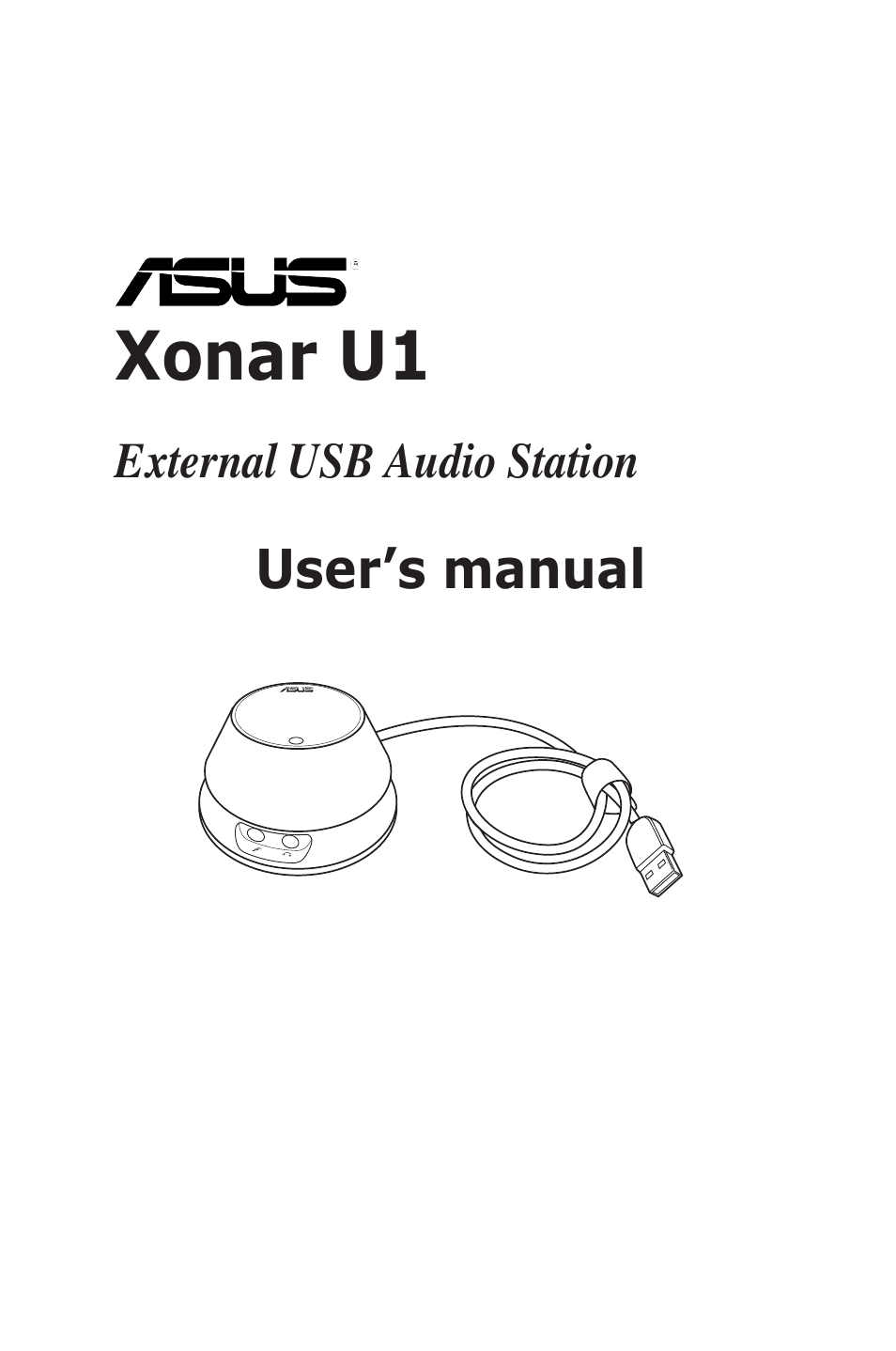 Asus External USB Audio Station Xonar U1 User Manual | 46 pages