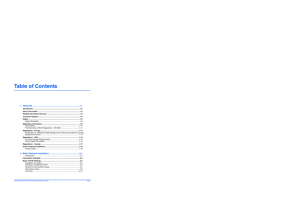 Xerox WorkCentre PE120-120i-4396 User Manual | Page 3 / 131