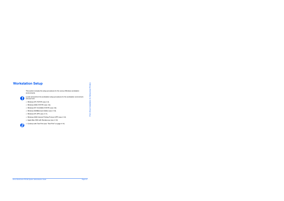 Workstation setup, Workstation setup -3 | Xerox WorkCentre PE120-120i-4396 User Manual | Page 45 / 131