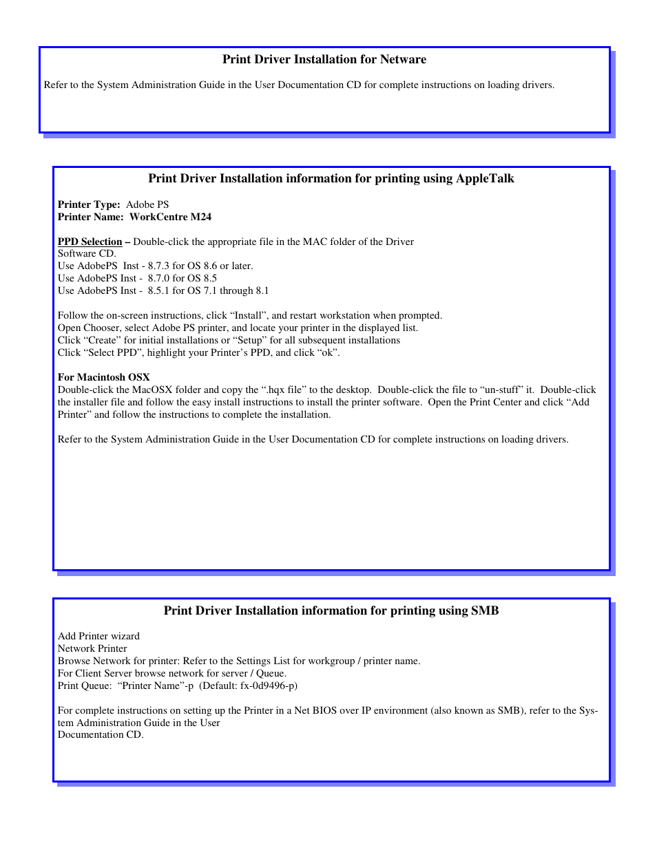 Xerox WorkCentre M24-6080 User Manual | Page 4 / 4