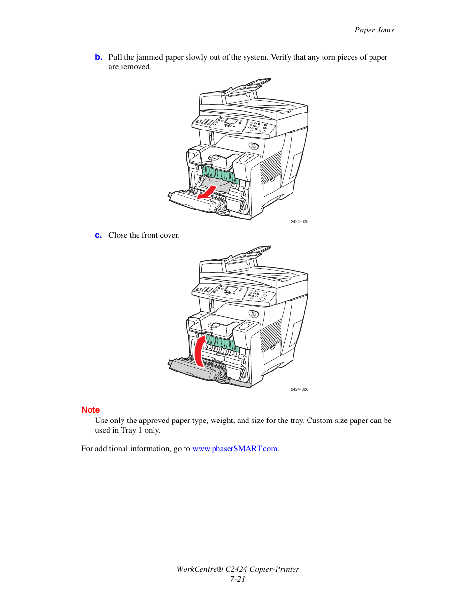 Xerox WorkCentre C2424-5986 User Manual | Page 21 / 57