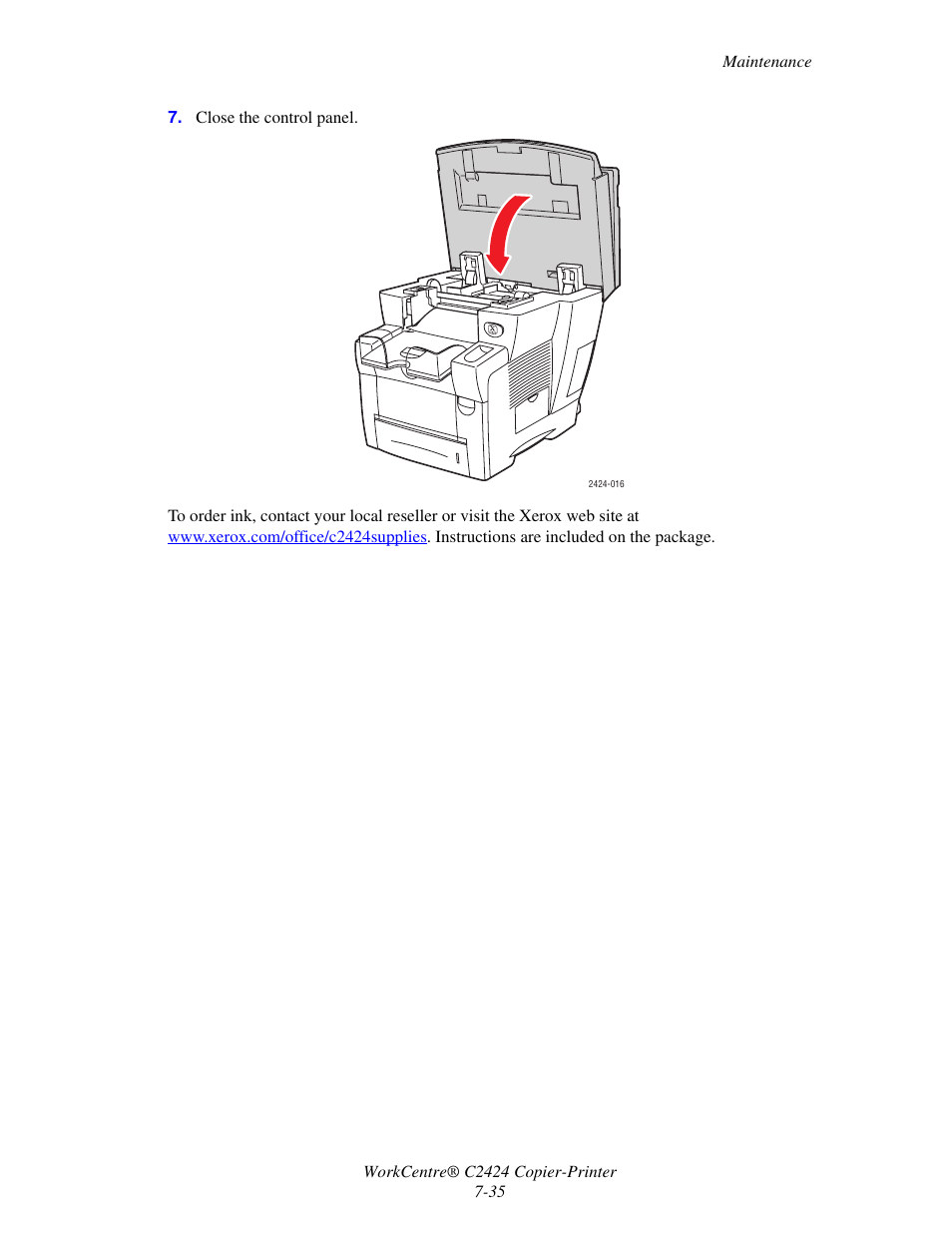 Xerox WorkCentre C2424-5986 User Manual | Page 35 / 57