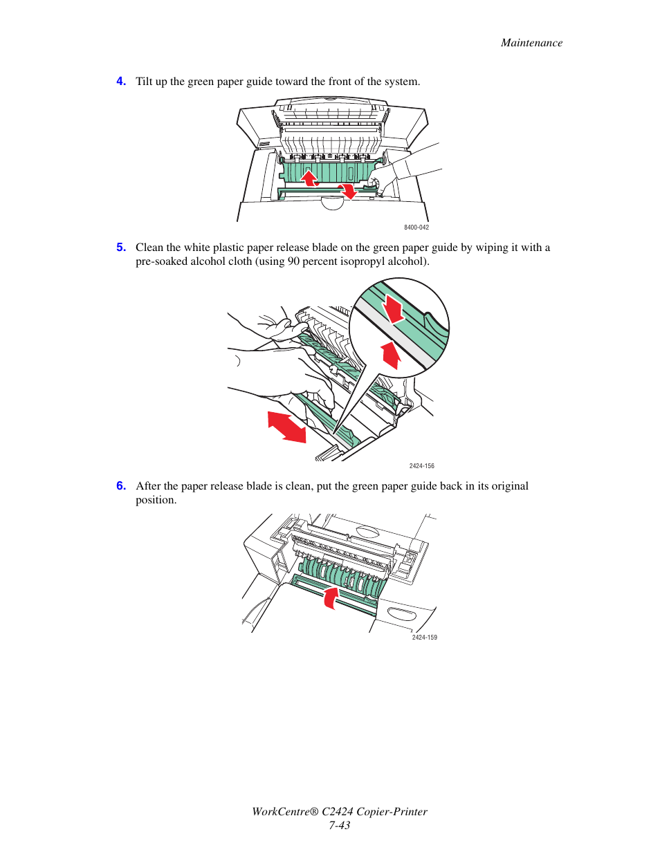 Xerox WorkCentre C2424-5986 User Manual | Page 43 / 57