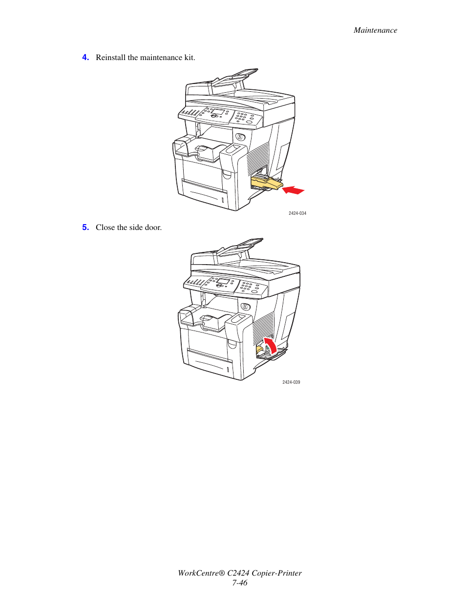 Xerox WorkCentre C2424-5986 User Manual | Page 46 / 57