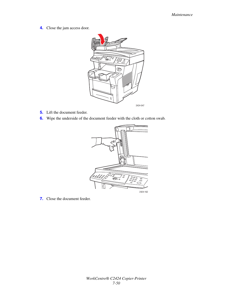 Xerox WorkCentre C2424-5986 User Manual | Page 50 / 57