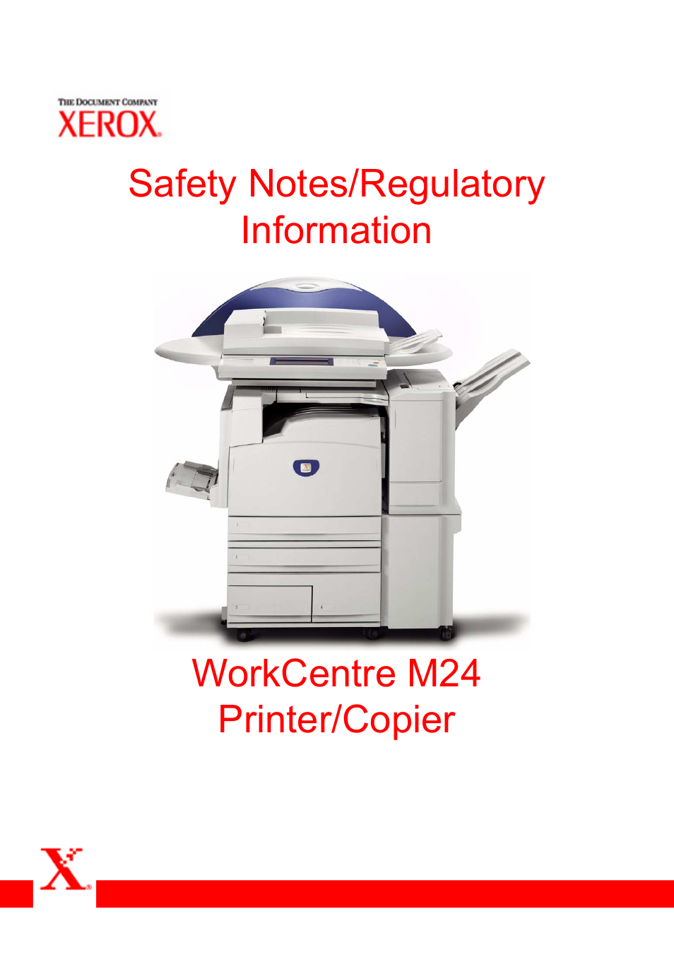 Safety notes/regulatory information | Xerox WorkCentre M24-2780 User Manual | Page 17 / 441