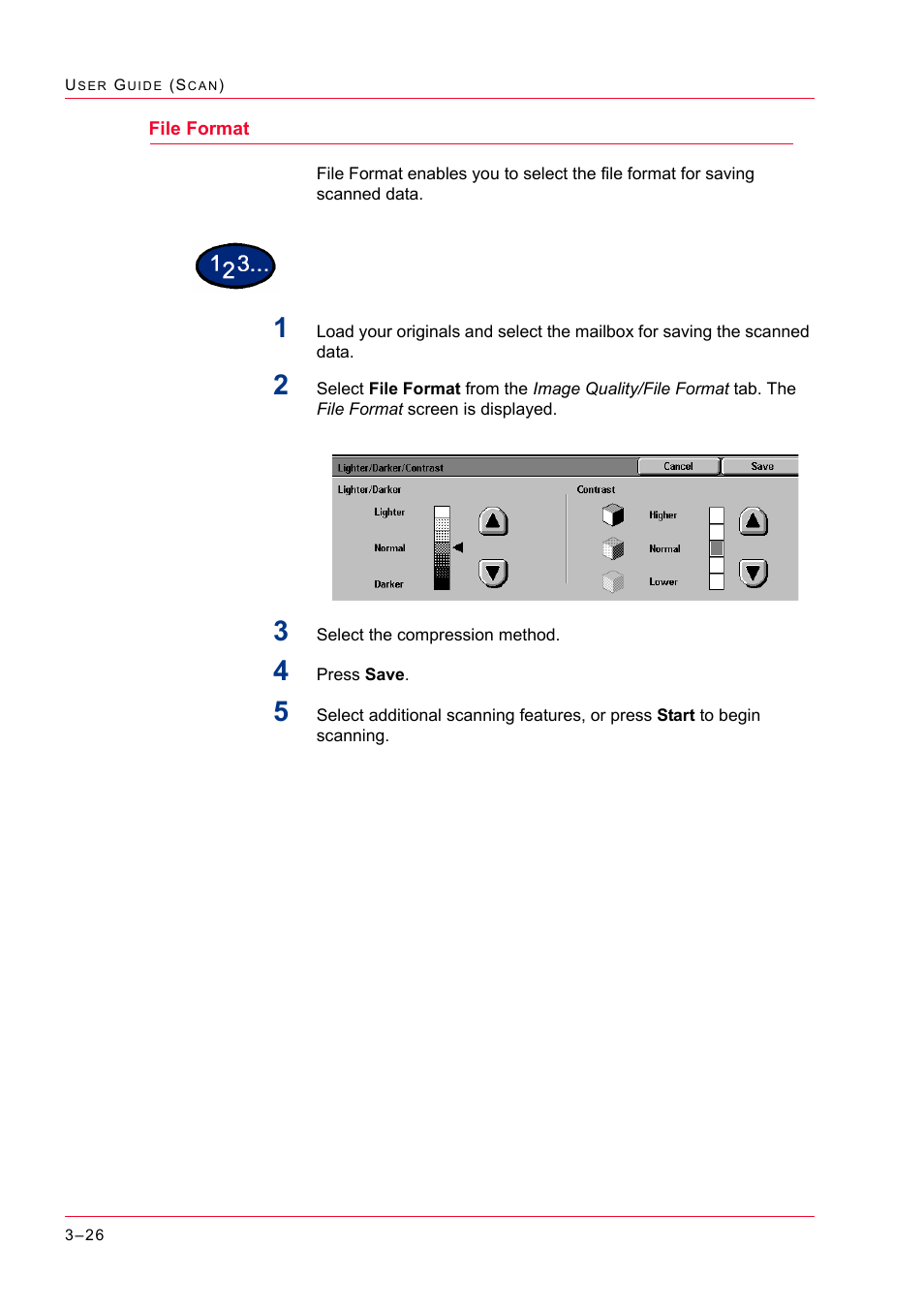 File format, File format 3-26, File format 26 | Xerox WorkCentre M24-2780 User Manual | Page 316 / 441