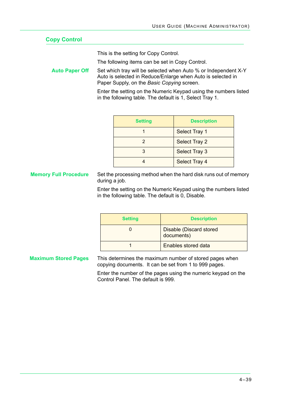 Copy control, Copy control 4-39, Copy control 39 | Xerox WorkCentre M24-2780 User Manual | Page 373 / 441