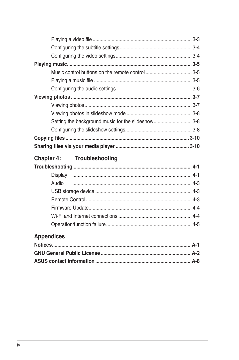 Asus HDP-R3 User Manual | Page 4 / 49