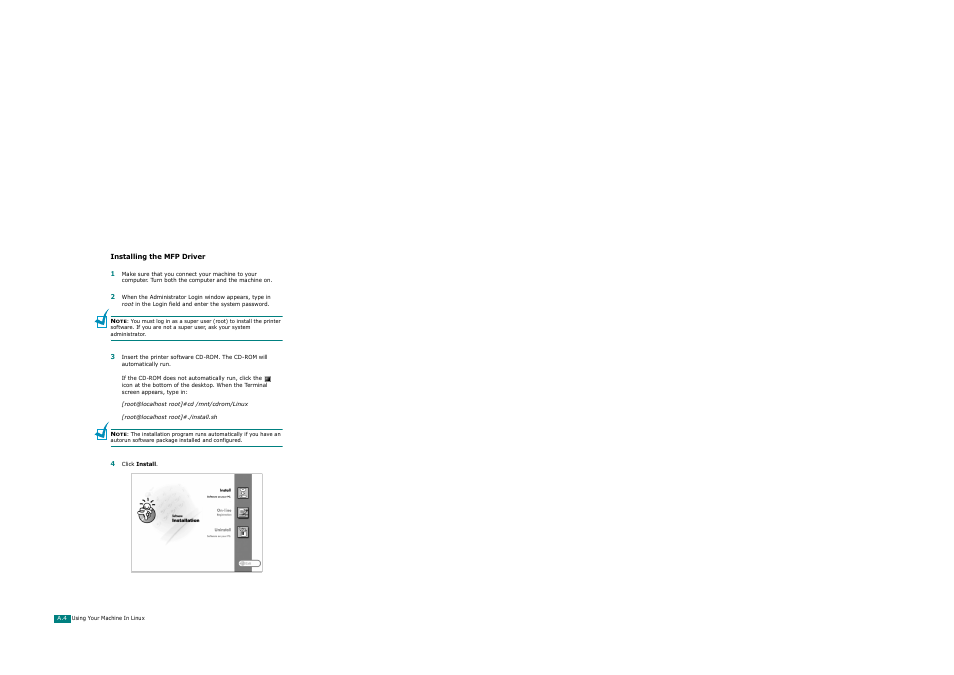 Installing the mfp driver | Xerox WorkCentre PE120-120i-3124 User Manual | Page 230 / 283