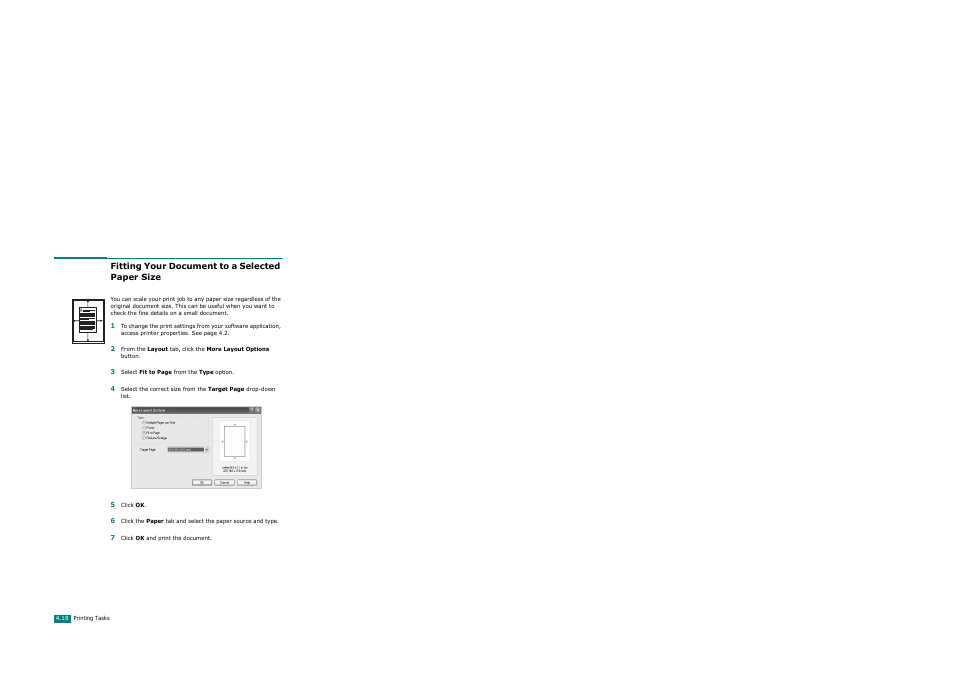 Fitting your document to a selected paper size | Xerox WorkCentre PE120-120i-3124 User Manual | Page 96 / 283