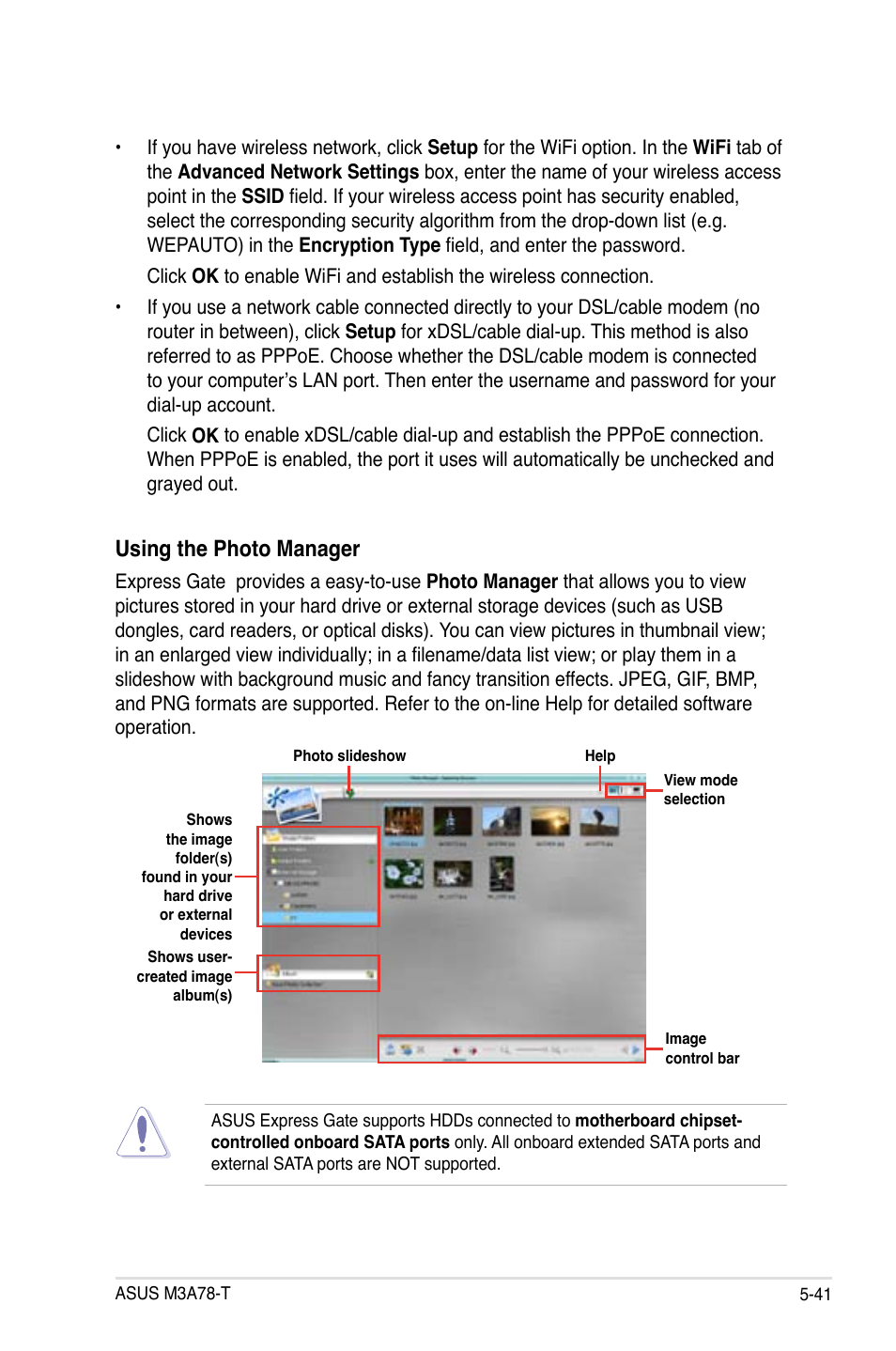 Using the photo manager | Asus M3A78-T User Manual | Page 149 / 166