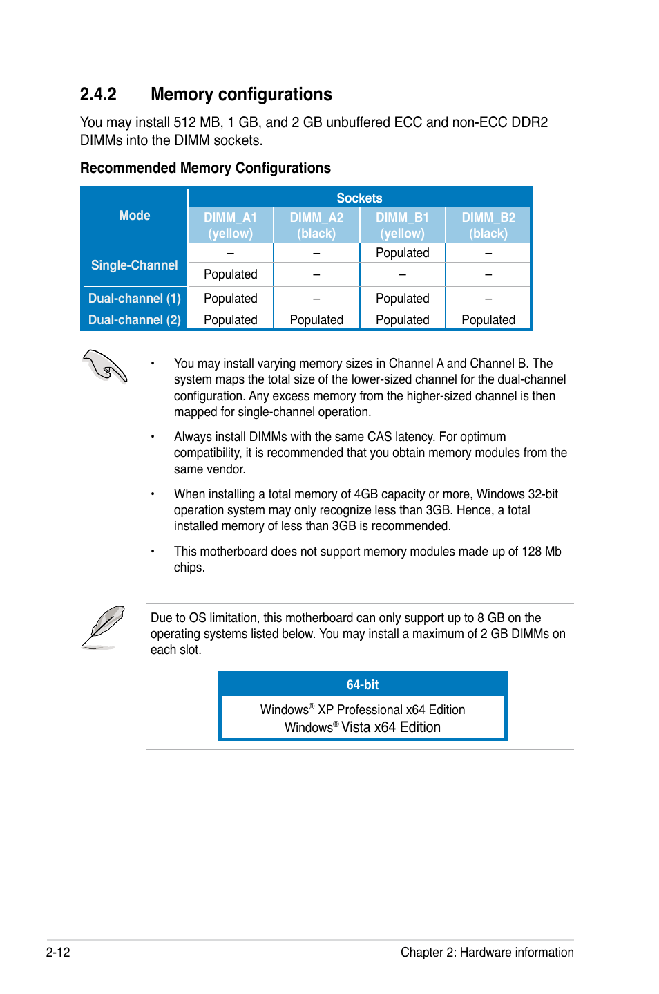 Asus M3A78-T User Manual | Page 36 / 166