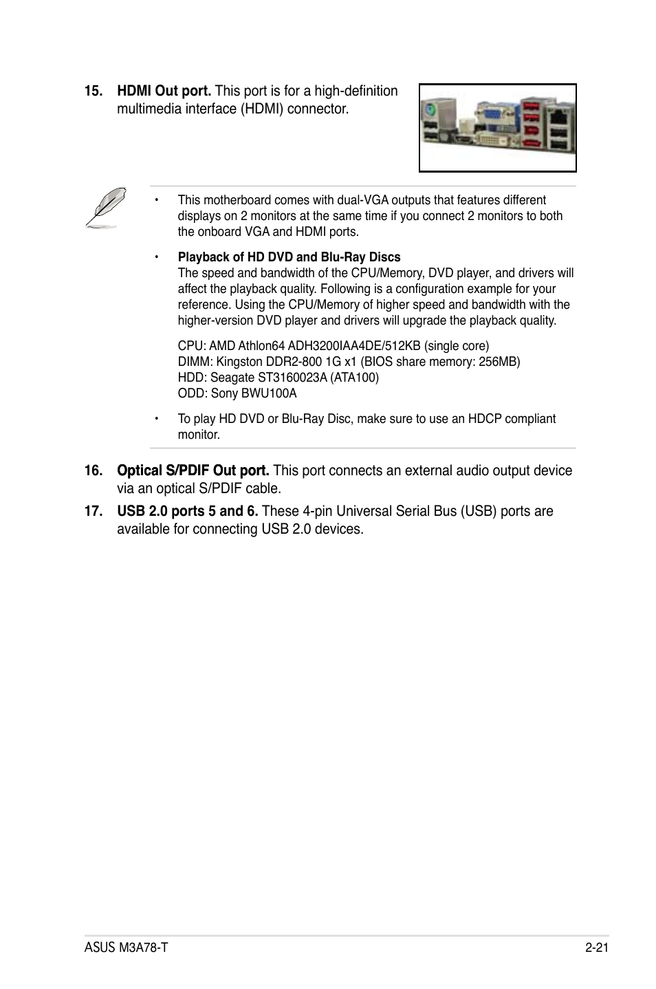 Asus M3A78-T User Manual | Page 45 / 166