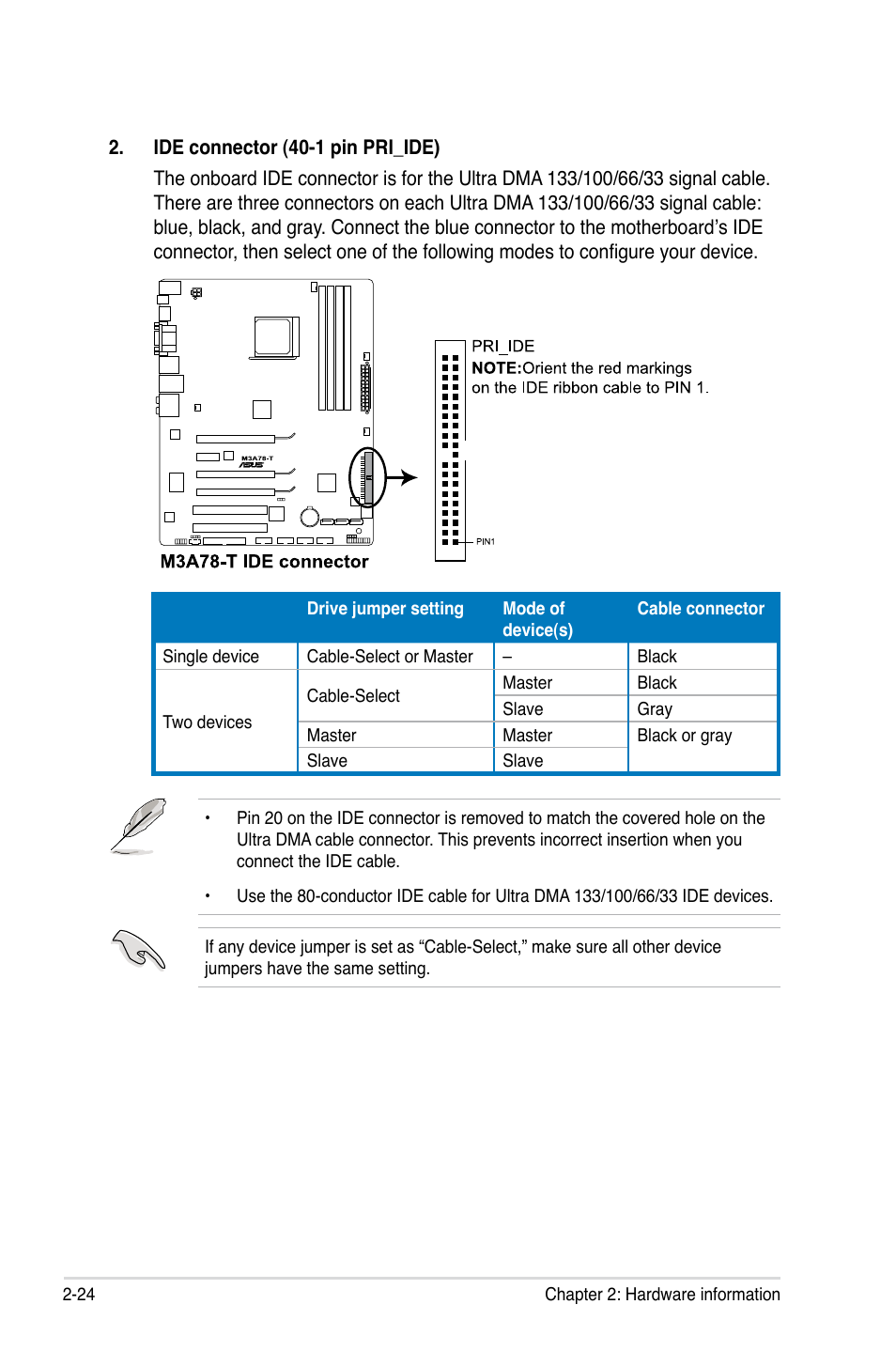 Asus M3A78-T User Manual | Page 48 / 166