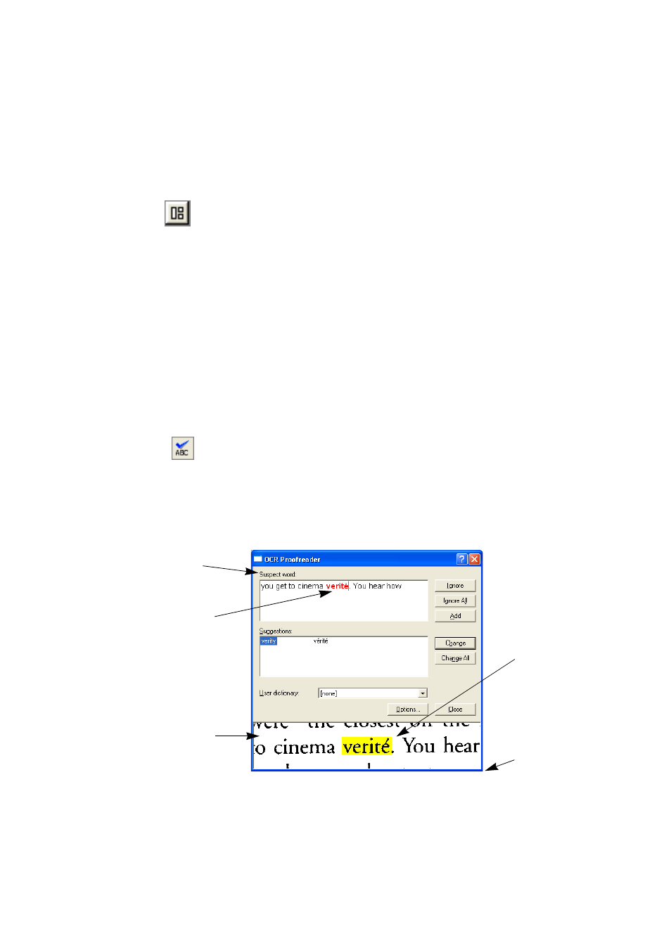 Proofreading ocr results | Xerox WorkCentre M118-M118i-4188 User Manual | Page 67 / 102