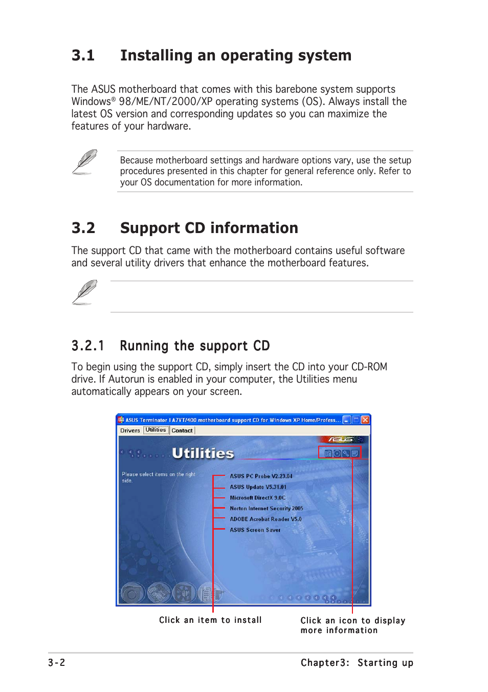 Asus Barebone System A7VT400 User Manual | Page 42 / 98