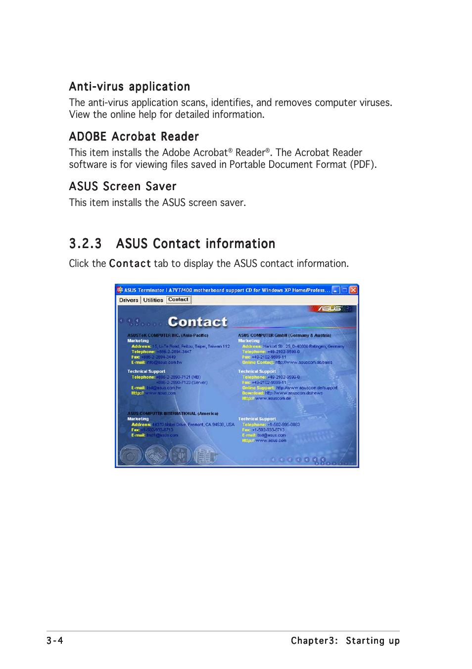 Asus Barebone System A7VT400 User Manual | Page 44 / 98