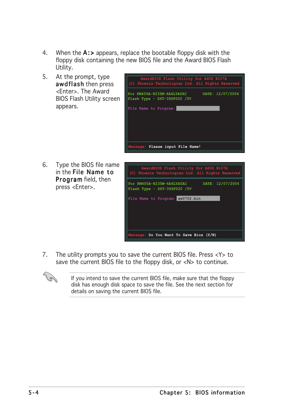 Asus Barebone System A7VT400 User Manual | Page 68 / 98