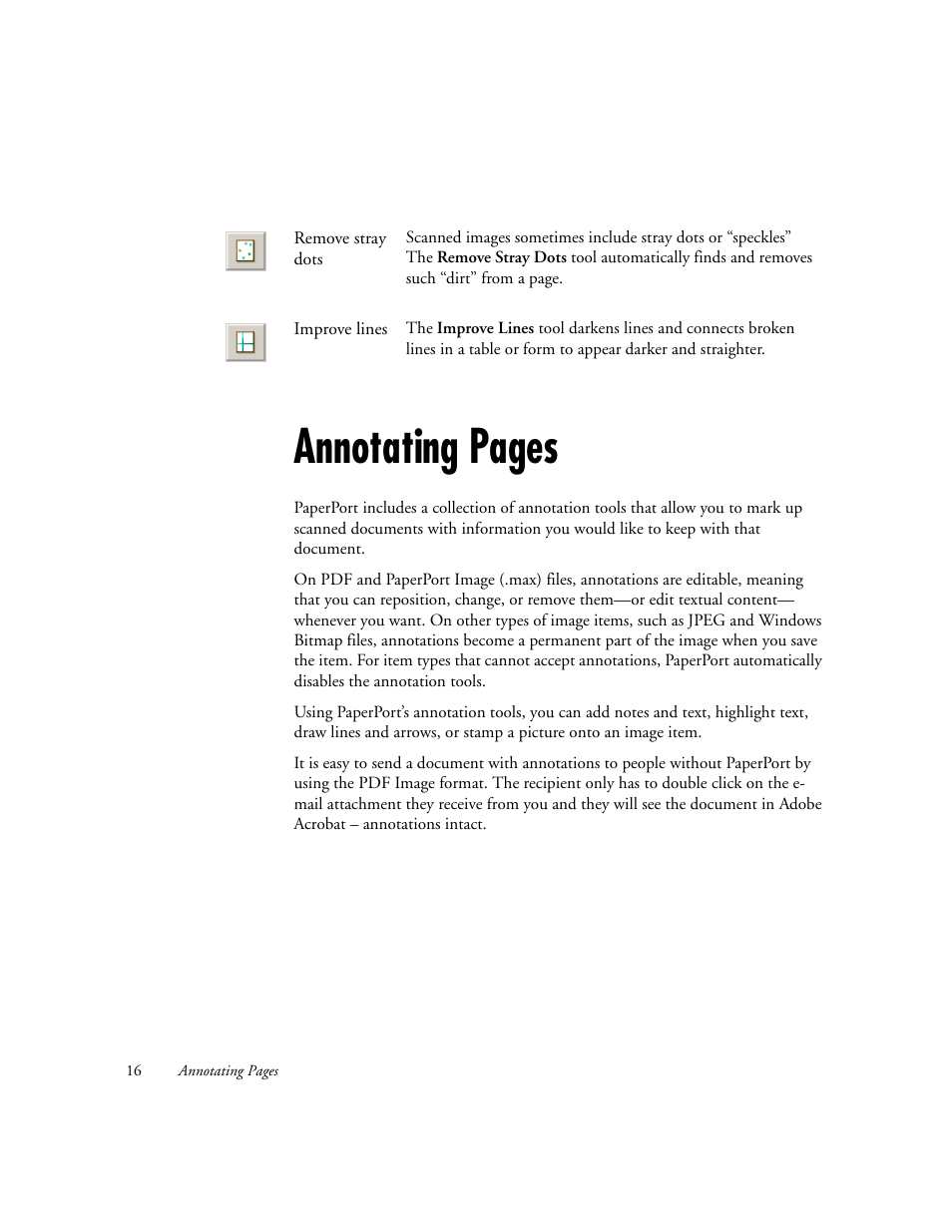 Annotating pages | Xerox WorkCentre M118-M118i-6221 User Manual | Page 16 / 25