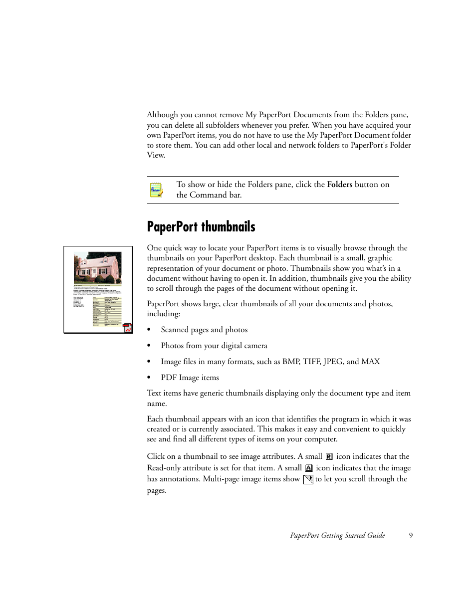 Paperport thumbnails | Xerox WorkCentre M118-M118i-6221 User Manual | Page 9 / 25