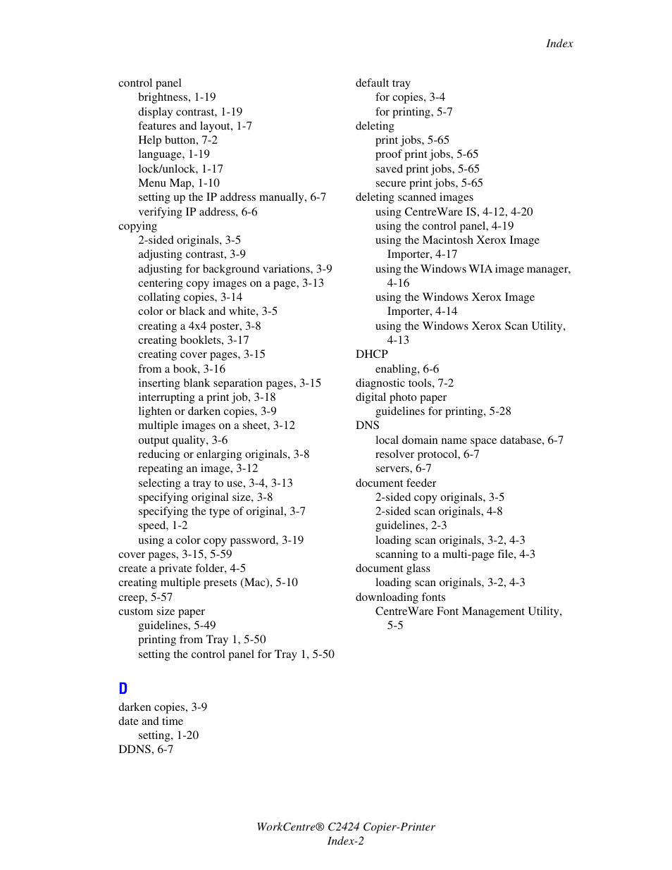 Xerox WorkCentre C2424-3833 User Manual | Page 266 / 272