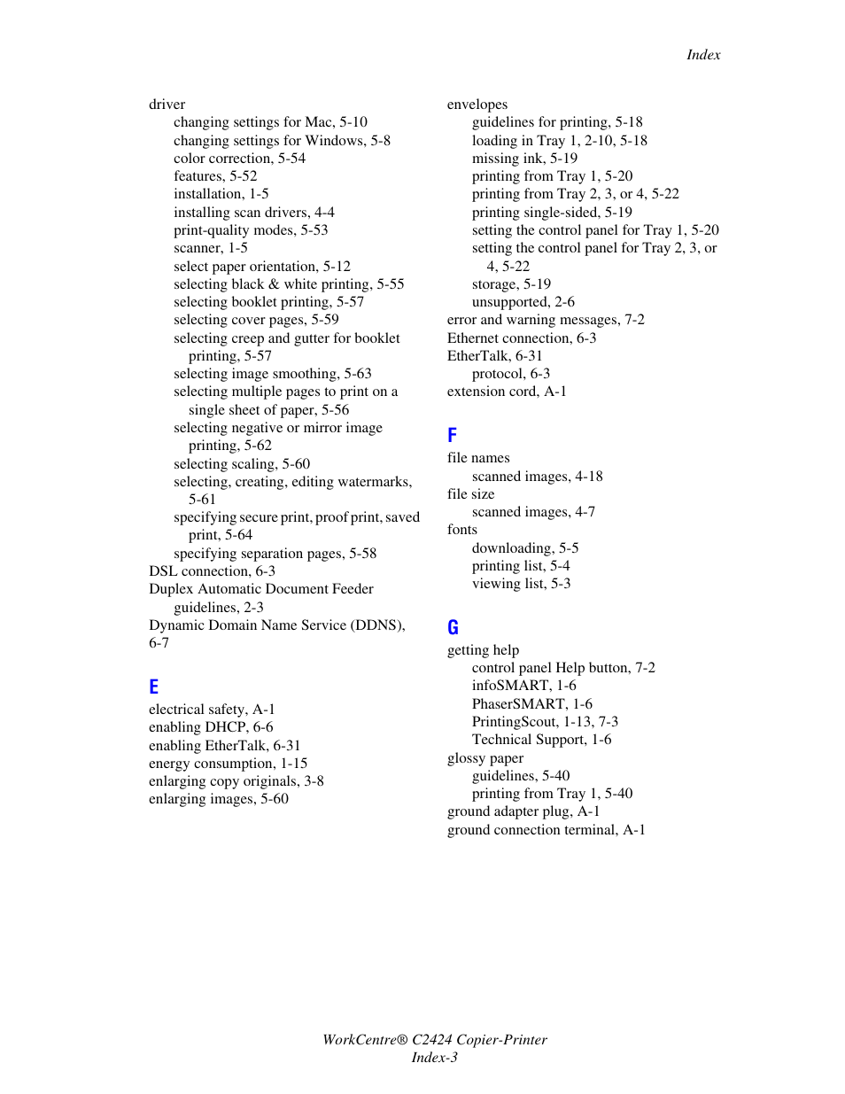 Xerox WorkCentre C2424-3833 User Manual | Page 267 / 272