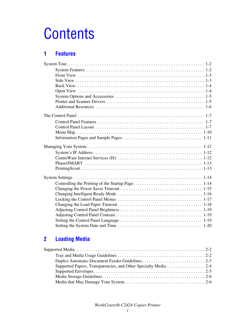 Xerox WorkCentre C2424-3833 User Manual | Page 4 / 272