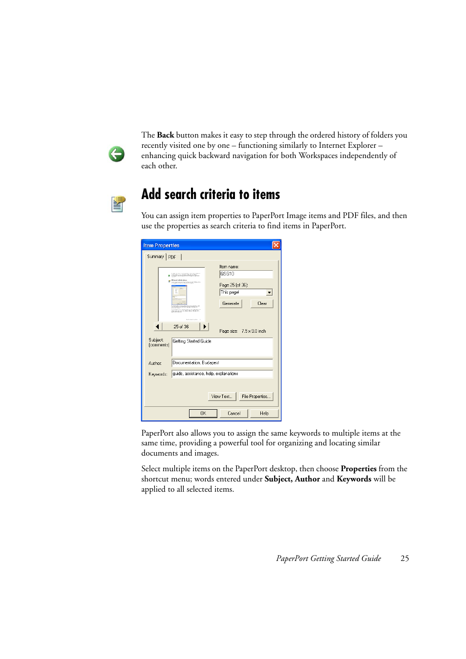 Add search criteria to items | Xerox WorkCentre C2424-2655 User Manual | Page 25 / 36