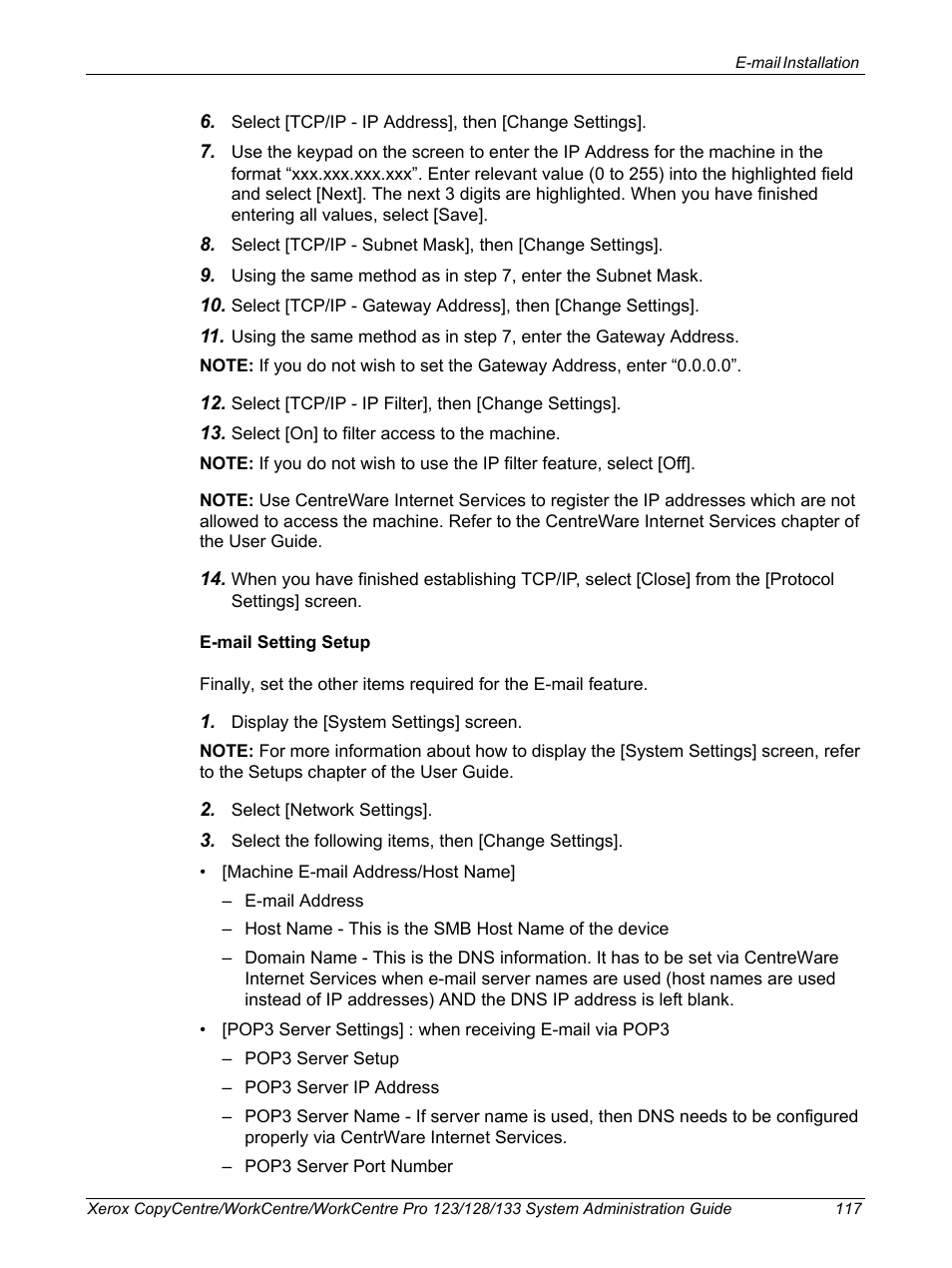 Xerox WorkCentre M123-M128-6336 User Manual | Page 117 / 166