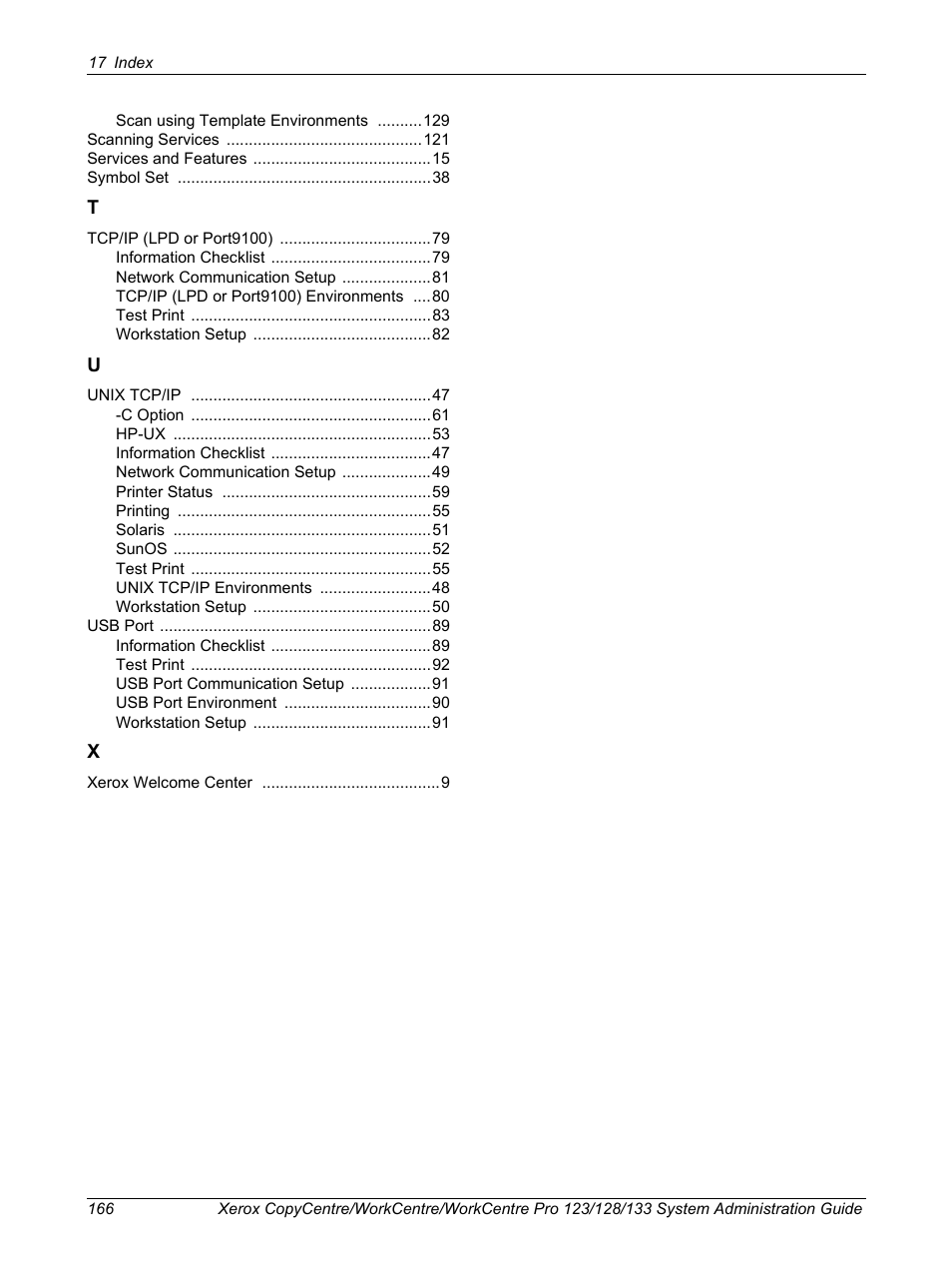 Xerox WorkCentre M123-M128-6336 User Manual | Page 166 / 166