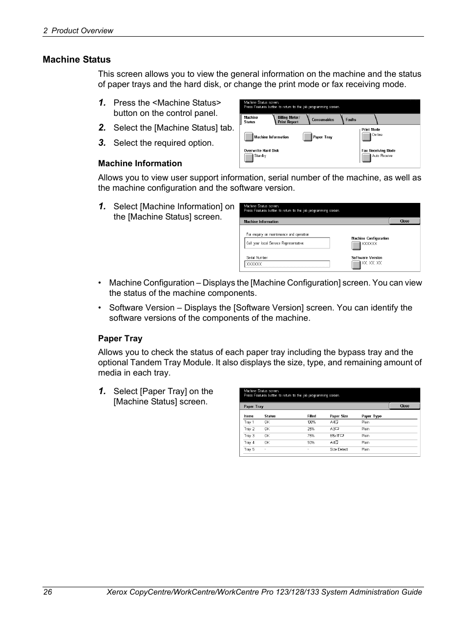 Xerox WorkCentre M123-M128-6336 User Manual | Page 26 / 166