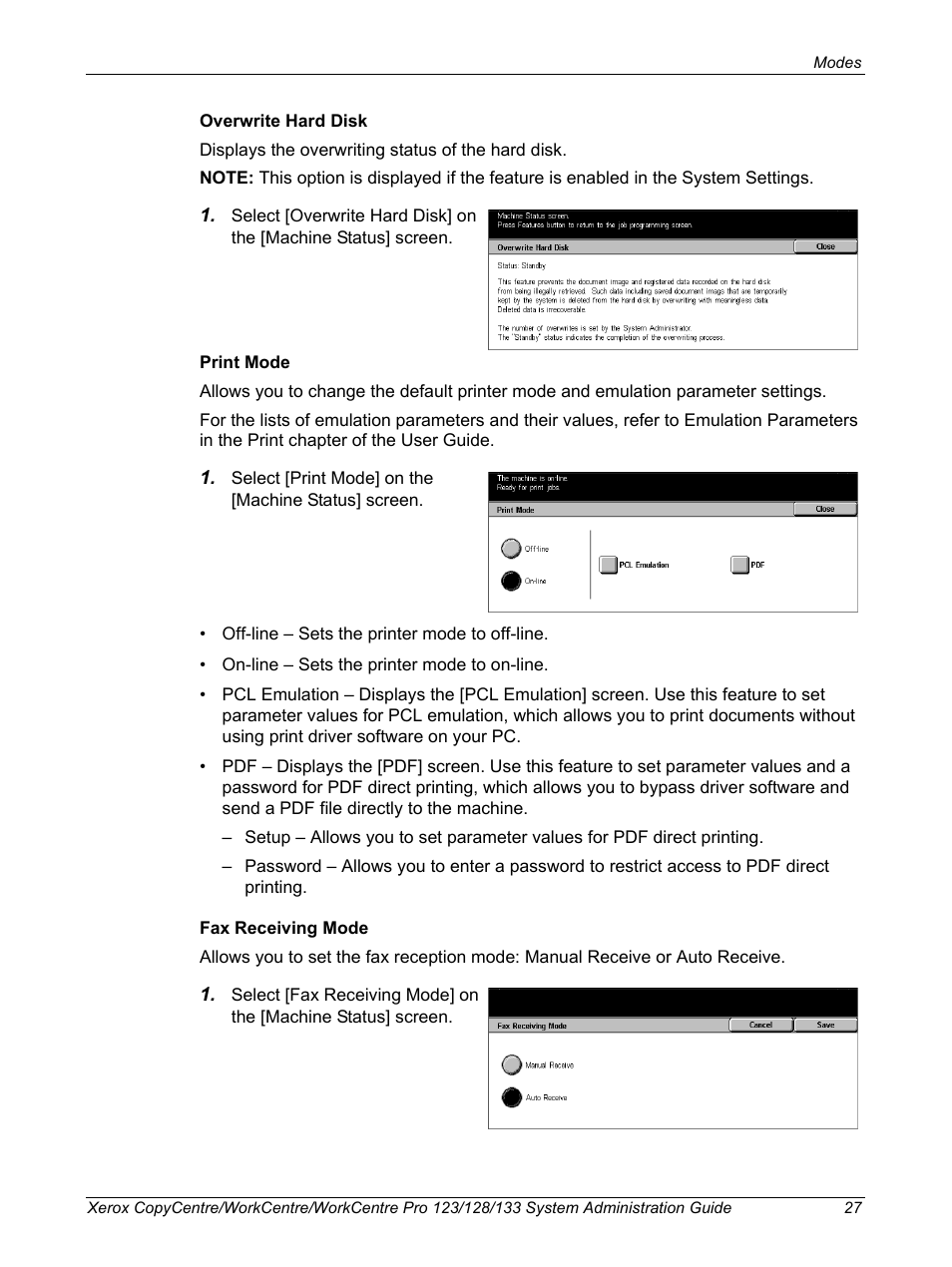 Xerox WorkCentre M123-M128-6336 User Manual | Page 27 / 166