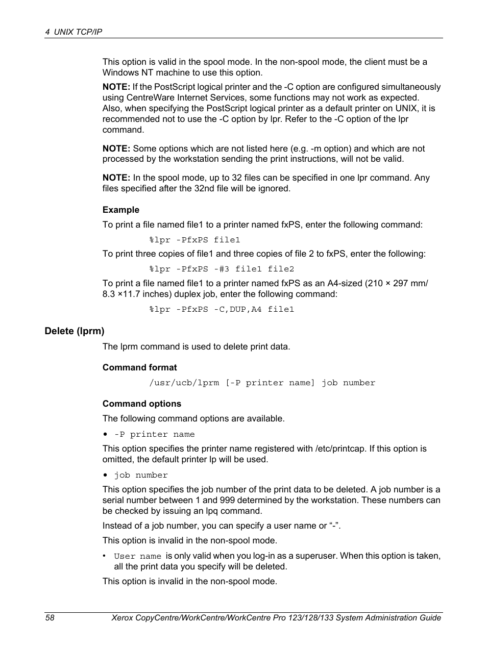 Xerox WorkCentre M123-M128-6336 User Manual | Page 58 / 166