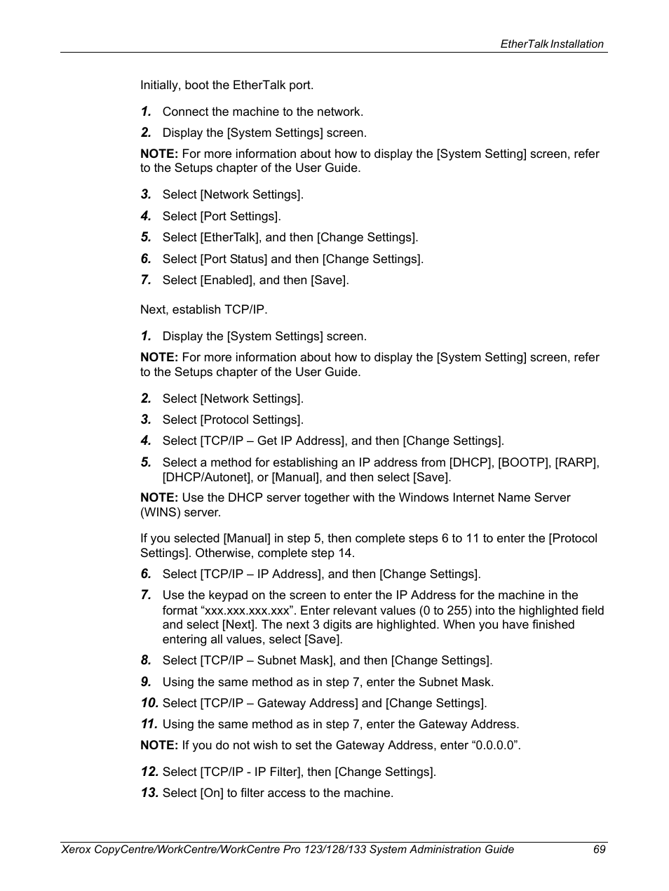 Xerox WorkCentre M123-M128-6336 User Manual | Page 69 / 166