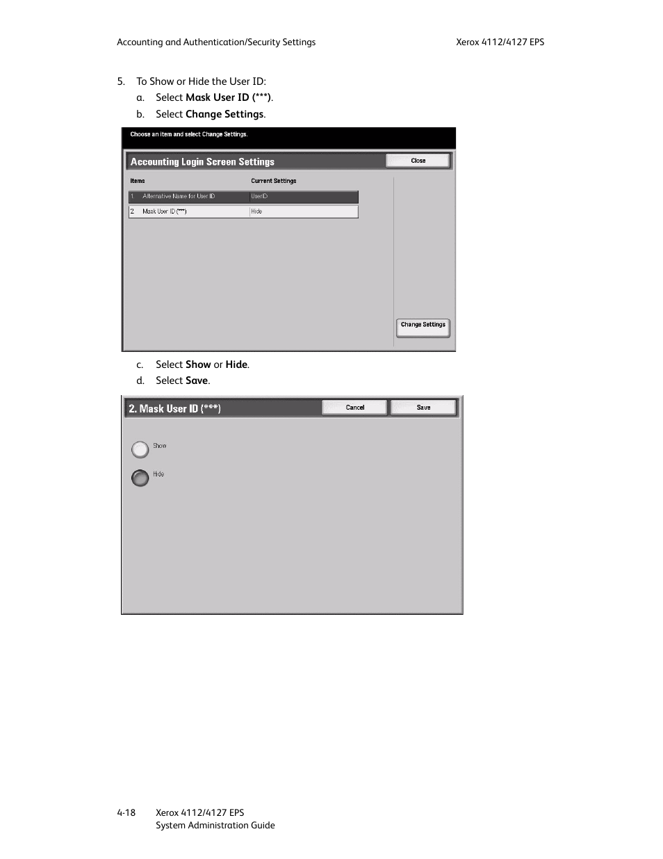 Xerox 4112-4127 Enterprise Printing System-4611 User Manual | Page 110 / 148