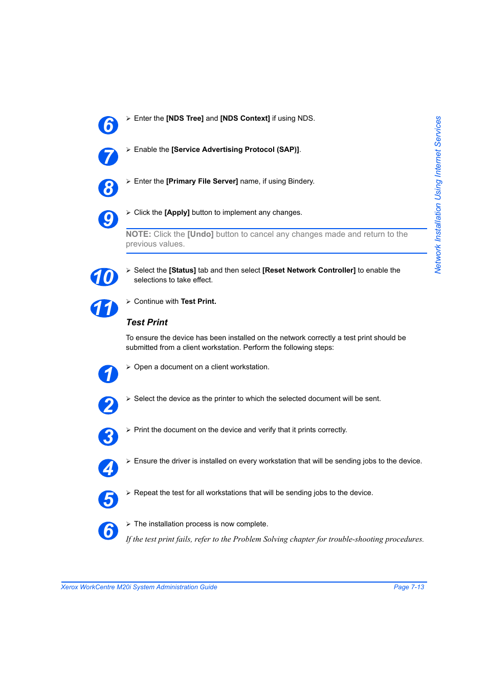 Test print | Xerox WorkCentre M20-M20i-2723 User Manual | Page 101 / 218
