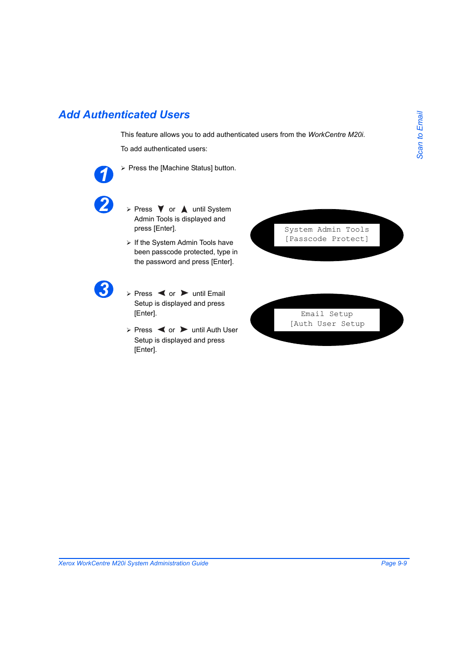 Add authenticated users, Add authenticated users -9 | Xerox WorkCentre M20-M20i-2723 User Manual | Page 135 / 218